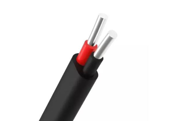 Twin Flat 10 Sq.mm 2 Core Aluminium Solid Cable Black (90 m), Make : Anusandhan